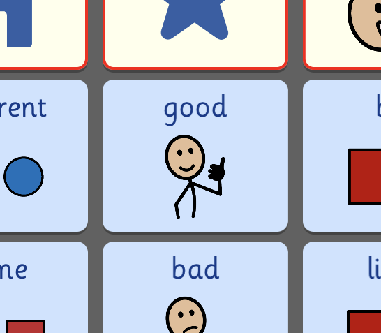 02 Text above symbols