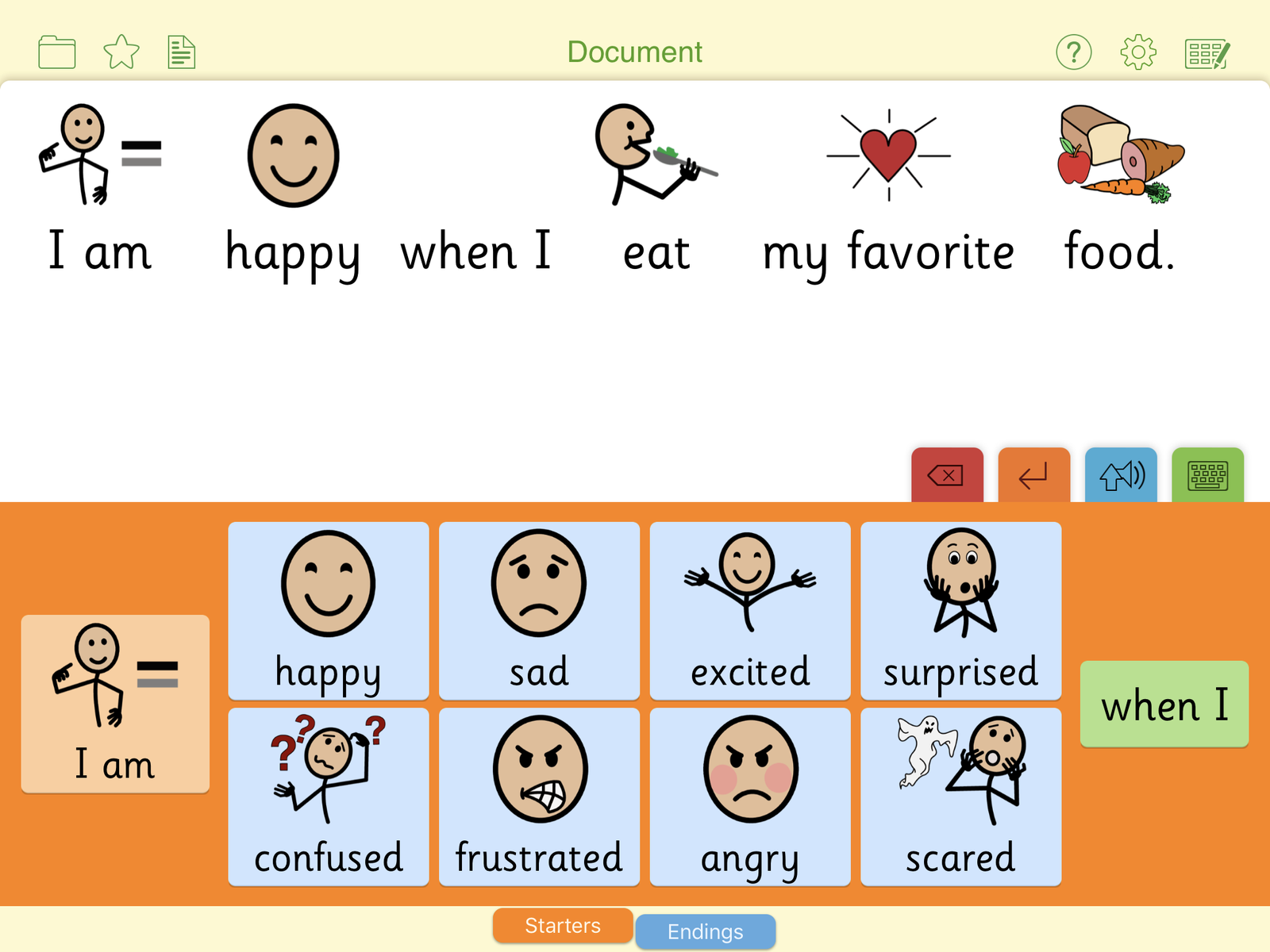 1US. Symbol support for writing