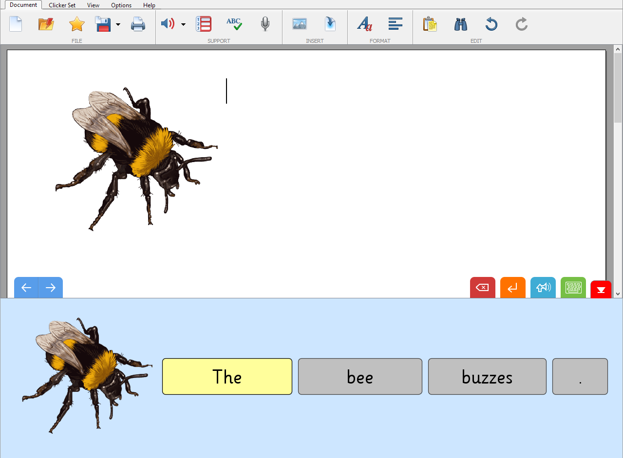 01 Teach left-to-right writing