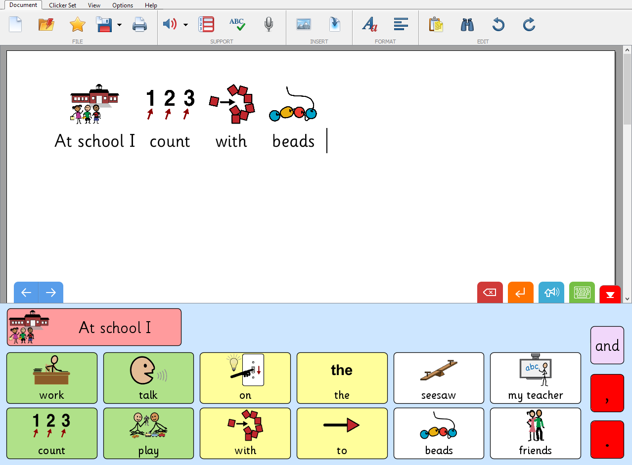 01 Use symbols to support writing