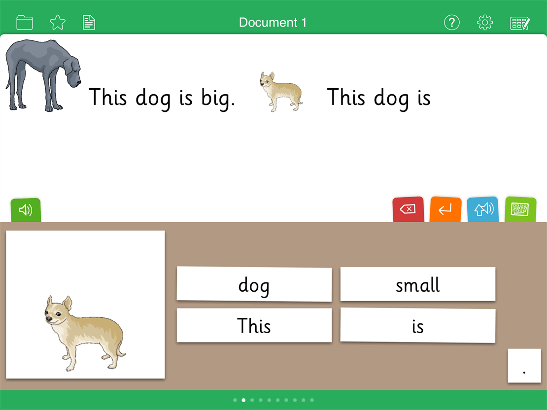 Providing support with model sentences